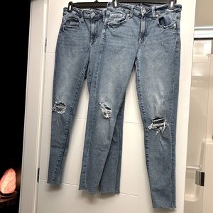 2X GAP Denim | Distressed Universal Legging Jeans | 6/28 Regular